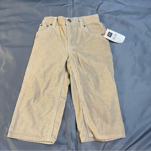 Baby GAP Infant Beige Corduroy Pants Size 18-24 months - Picture 1 of 4